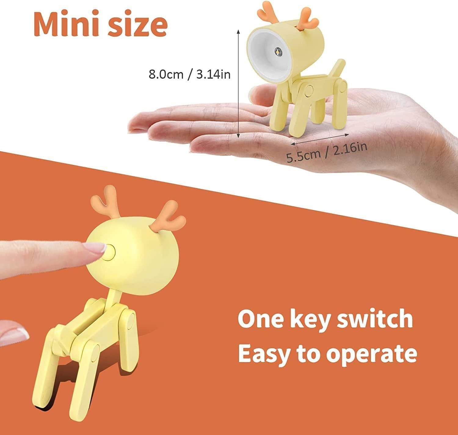 Mini LED Study Lamp – Eye-Caring Light for Home & Office
