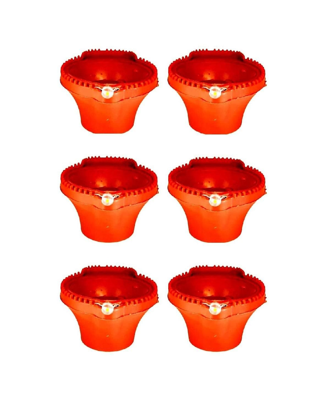 Traditional Glow Meets Modern Tech – LED Water Sensor Diyas (Set of 6/12/18/24)